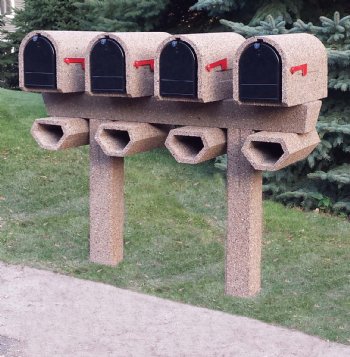 MBR4 - 4-Head Gang Mailbox