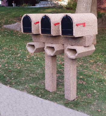 MBR3 - 3-Head Gang Mailbox