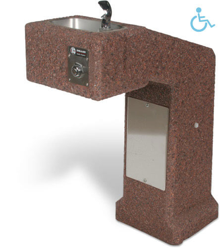 DFBF-36 - ADA Accessible Concrete Drinking Fountain