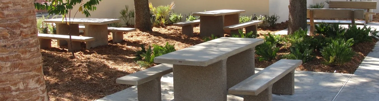 Concrete Picnic Tables and Benches